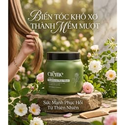 [ CREME CHÍNH HÃNG] Hũ 500ml Kem ủ tóc hấp dầu Creme Collagen phục hồi hư tổn mềm mượt thơm như nước hoa 500ml 1