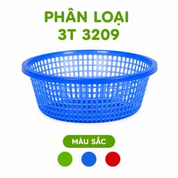 Rổ Nhựa Đựng Củ Quả Thực Phẩm 3209 Cao Cấp Thoáng Khí Bền Đẹp An Toàn GD388 7