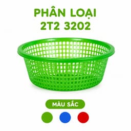 Rổ Nhựa Đựng Củ Quả Thực Phẩm 3209 Cao Cấp Thoáng Khí Bền Đẹp An Toàn GD388 6