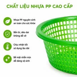 Rổ Nhựa Đựng Củ Quả Thực Phẩm 3209 Cao Cấp Thoáng Khí Bền Đẹp An Toàn GD388 3