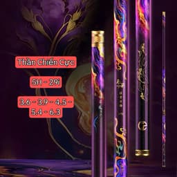 Thần chiến cực 5H về đủ size ạ 3m6 =  , 3m9 =  , 4m5 =  , 5m4 = , 6m3 =  nhiều giảm ạ 1