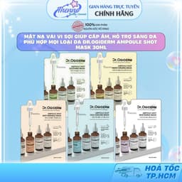 Mặt Nạ Vải Vi Sợi Giúp Cấp Ẩm, Hỗ Trợ Sáng Da Phù Hợp Mọi Loại Da Dr.Ogiderm Ampoule Shot Mask 30ml 1