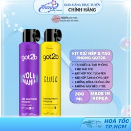 Xịt Giữ Nếp Tóc & Tạo Phòng Tóc Got2b Glued Blasting Freeze/Volumizing Hairspray 300ml 1