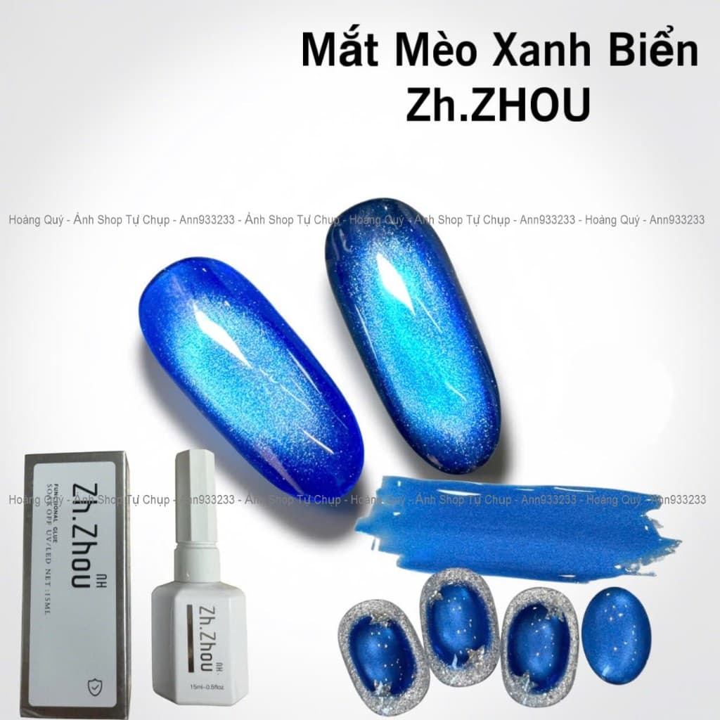 Sơn Mắt Mèo Xanh Biển Zh.ZHOU cao cấp - Hoangquy.233