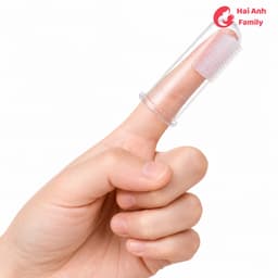 Rơ lưỡi cho bé, bàn chải đánh răng xỏ ngón silicon + kèm hộp đựng cao cấp 7