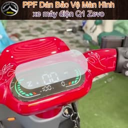 Miếng dán PPF bảo vệ màn hình xe máy điện Q1 ZeVo - PPF Chống trầy xước, Tăng độ bóng gương sau khi dán, xoá xước dăm 1