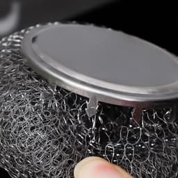 Cây Cọ Rửa Xoong Nồi Inox Đầu tròn và Dụng cụ chà xoong có tay cầm tháo rời được. LMS 4