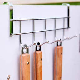 Móc Treo Đồ Sau Cửa Chiều Ngang Inox 5 Móc. LMS 1