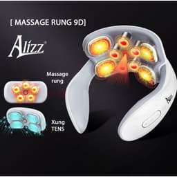 Máy Massage Cổ Xung Điện 5 Đầu Rung ALIZZ AL-13605 và Máy Massage Toàn Thân Mô Phổng Bàn Tay Người. LMS 4