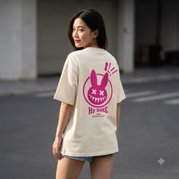 Áo Thun Nam Nữ Form Rộng Localbrand HY KORÉ Never Give Up 3224 Oversize Unisex Vải Cotton Thấm Hút Mồ Hôi 9