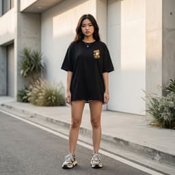 Áo Thun Nam Nữ Form Rộng Localbrand HY KORÉ Mèo Susi 3226 Oversize Unisex Vải Cotton Thấm Hút Mồ Hôi 8