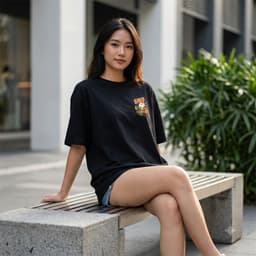 Áo Thun Nam Nữ Form Rộng Localbrand HY KORÉ Mèo Susi 3226 Oversize Unisex Vải Cotton Thấm Hút Mồ Hôi 4