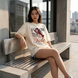 Áo Thun Nam Nữ Form Rộng Localbrand HY KORÉ Tôm Hùm 3228 Oversize Unisex Vải Cotton Thấm Hút Mồ Hôi 4