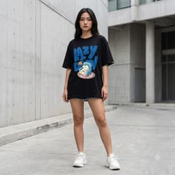 Áo Thun Nam Nữ Form Rộng Localbrand HY KORÉ Lazy 3230 Oversize Unisex Vải Cotton Thấm Hút Mồ Hôi 8