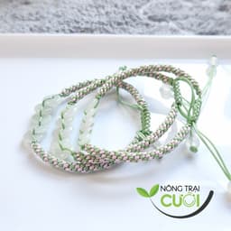Vòng Thắt Dây Charm Đồng Điếu Cam Thach Type A, 9mm - Nông Trại Cười 5