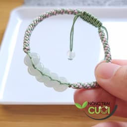 Vòng Thắt Dây Charm Đồng Điếu Cam Thach Type A, 9mm - Nông Trại Cười 4