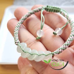 Vòng Thắt Dây Charm Đồng Điếu Cam Thach Type A, 9mm - Nông Trại Cười 1