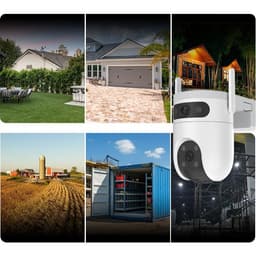 Camera Wifi Ngoài Trời & Trong Nhà EZVIZ H8x / C8C (Quay Quét 360°, Có Màu Ban Đêm) & EZVIZ C60P  2