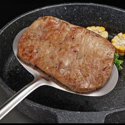 Xẻng Lật Cá Inox Cán Gỗ 36cm Chuyên Dụng, Xẻng Chiên Cá Nguyên Con Chịu Nhiệt Cao 4