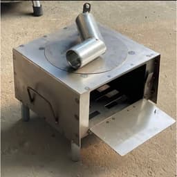 Bếp củi thông minh vuông không khói (Tặng kèm tấm lót) Chống đen nồi Tiết kiệm củi Hàng dầy dặn chắc chắn 1