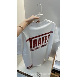 | 𝐂𝐨𝐭𝐭𝐨𝐧 𝟐𝟖𝟎𝐠𝐬𝐦 | ÁO THUN TRA-FY PHỐI DECAL BLING HÀNG ĐẸP 2