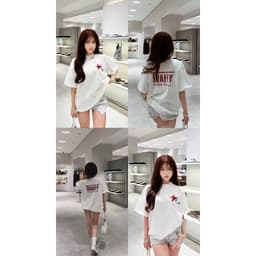 | 𝐂𝐨𝐭𝐭𝐨𝐧 𝟐𝟖𝟎𝐠𝐬𝐦 | ÁO THUN TRA-FY PHỐI DECAL BLING HÀNG ĐẸP 1