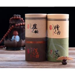 Hộp 48 Khoanh Nhang Trầm Vòng Hương Tự Nhiên và Lư Hương Đốt Nhang Hình Rồng/ Phượng Mini. LMS 5