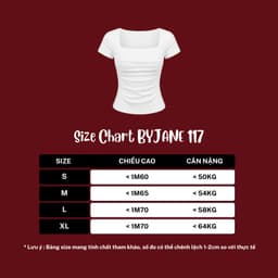 [MÀU MỚI] Áo Thun Nữ Ôm Body Cổ Vuông Nhún Ngực BYJANE Co Giãn 4 Chiều - 117 3