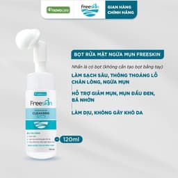 Bọt rửa mặt cho da dầu mụn Freeskin - Novocare - Làm sạch sâu, hỗ trợ giảm mụn và bã nhờn, không gây khô căng da 120ml 2