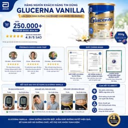 Sữa bột dành cho người tiểu đường Glucerna Vanilla 850g Úc 4