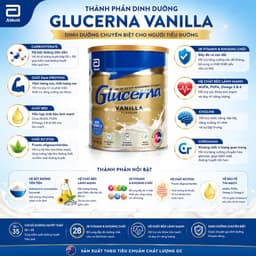 Sữa bột dành cho người tiểu đường Glucerna Vanilla 850g Úc 5