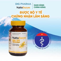 TPCN NattoEnzym DHA EPA Hỗ trợ giảm nguy cơ đột quỵ do huyết khối 1 chai x 60 viên - Chính hãng DHG Pharma 4