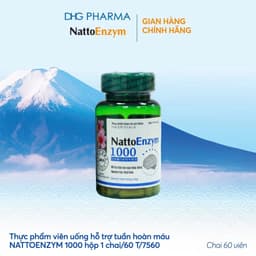 TPCN NattoEnzym 1000 Hỗ trợ giảm nguy cơ hình thành huyết khối, giảm nguy cơ tắc nghẽn mạch máu - Chính hãng DHG Pharma 2