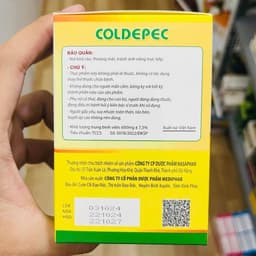 Ho thảo dược 2 lớp COLDEPEC - ho dầu xanh đỏ 100 viên 2