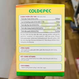 Ho thảo dược 2 lớp COLDEPEC - ho dầu xanh đỏ 100 viên 3