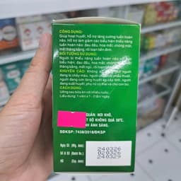 Taginba Plus DHG tpbvsk hoạt huyết và tăng cường tuần hoàn não 100 viên 3