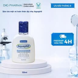 Sữa rửa mặt và toàn thân dịu nhẹ Aquaphil 125ml 2