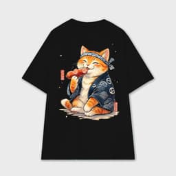 Áo Thun Nam Nữ Form Rộng Localbrand HY KORÉ Mèo Japan 3248 Oversize Unisex Vải Cotton Thấm Hút Mồ Hôi 3