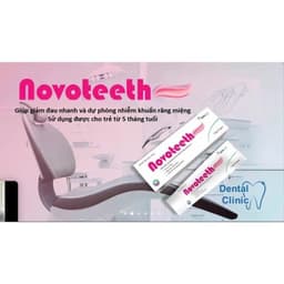 Gel bôi răng miệng NOVOTEETH Freeze hỗ trợ lành vết nhiệt,loét mọc răng, cấy ghép implant tuýp 12gam 7