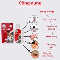 Dầu Nóng Antiphlamine Hàn Quốc Balporo BBae Xoa Bóp 100ml 2