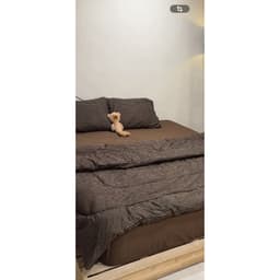 Bộ chăn ga gối cotton đũi gân chất liệu mới họa tiết kẻ sọc caro hiện đại chất liệu thoáng mát mền mại 2