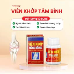 Viên khớp Tâm Bình, hỗ trợ giảm triệu chứng bệnh thoái hóa khớp, viêm khớp, đau khớp gối 5