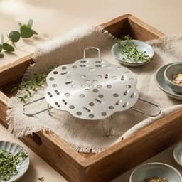 Xửng hấp co giãn to nhỏ có 3 chân gấp gọn siêu tiện lợi (DA) 9