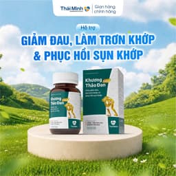 Khương Thảo Đan Gold Thái Minh - Viên uống hỗ trợ cải thiện xương khớp - Lọ 30 Viên 1