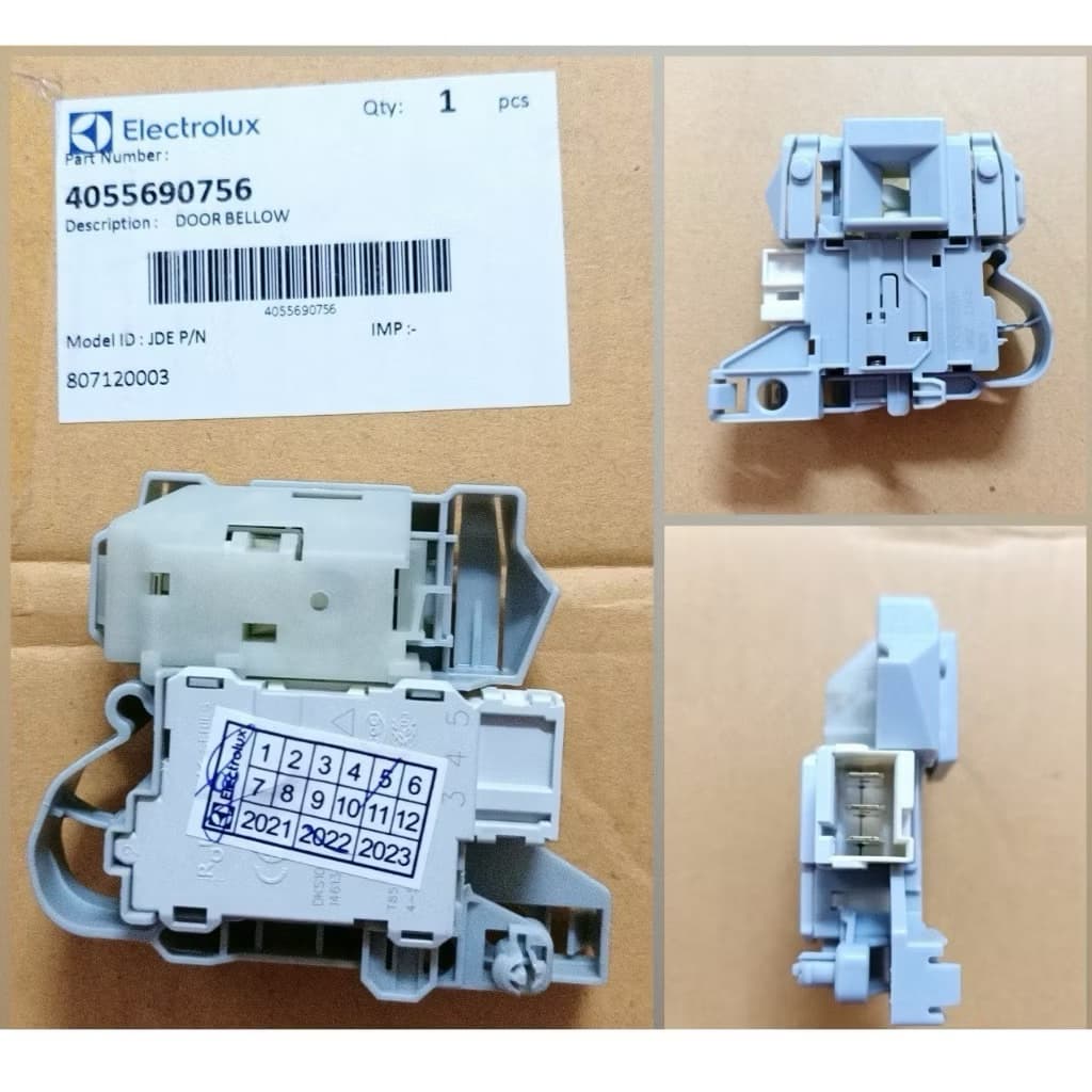 Công tắc khóa cửa máy giặt Electrolux EWF 12844, 12844S, 10844 chính hãng