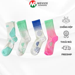 Tất Chạy Bộ Chống Rộp, Chạy Trail, Thể Thao Êm Ái Thấm Hút Mồ Hôi Tốt - Novice Running 1
