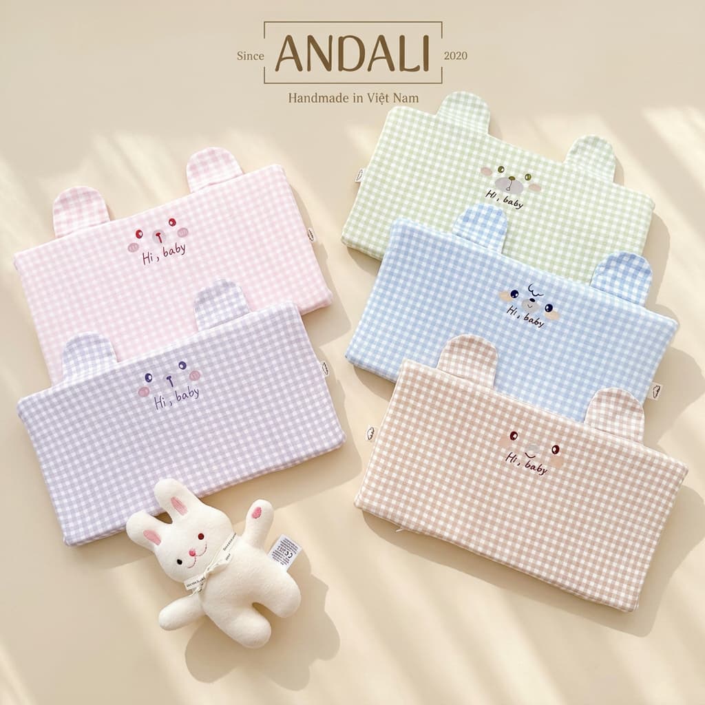 Gối cao su non cho bé nhỏ Anchee AC01, an toàn vừa với bé