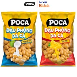 Combo Snack Đậu Phộng Da Cá Poca Đủ Vị Gói Nhỏ 30g - HÀNG CHÍNH HÃNG 1
