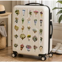 Nhãn Dán Hoa Douyin Cute Sticker Decal Chống Nước Trang Trí Laptop Vali Bình Nước Mũ Bảo Hiểm Kính Cửa 5