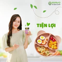 Bột nêm ăn dặm rau củ Anpaso 60g cho bé từ 6 tháng tuổi vị tự nhiên không thêm muối đường 3